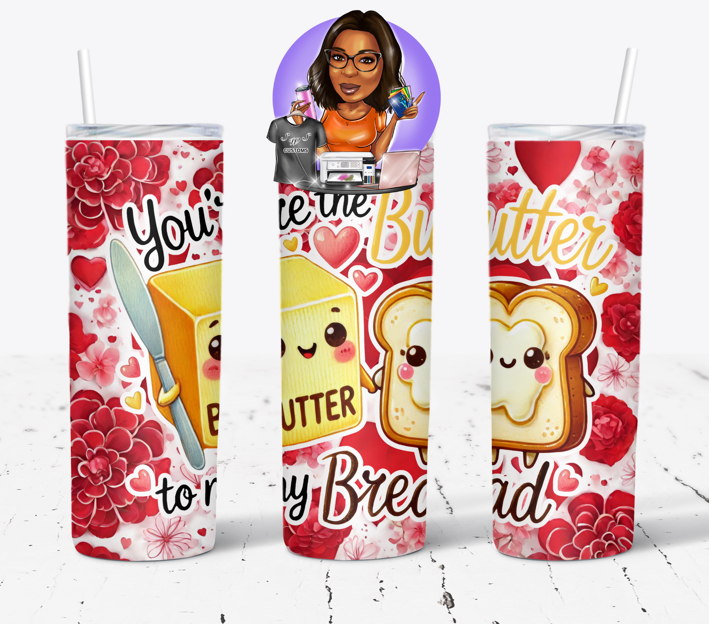 Funny Couple Food Love Pun Drinkware