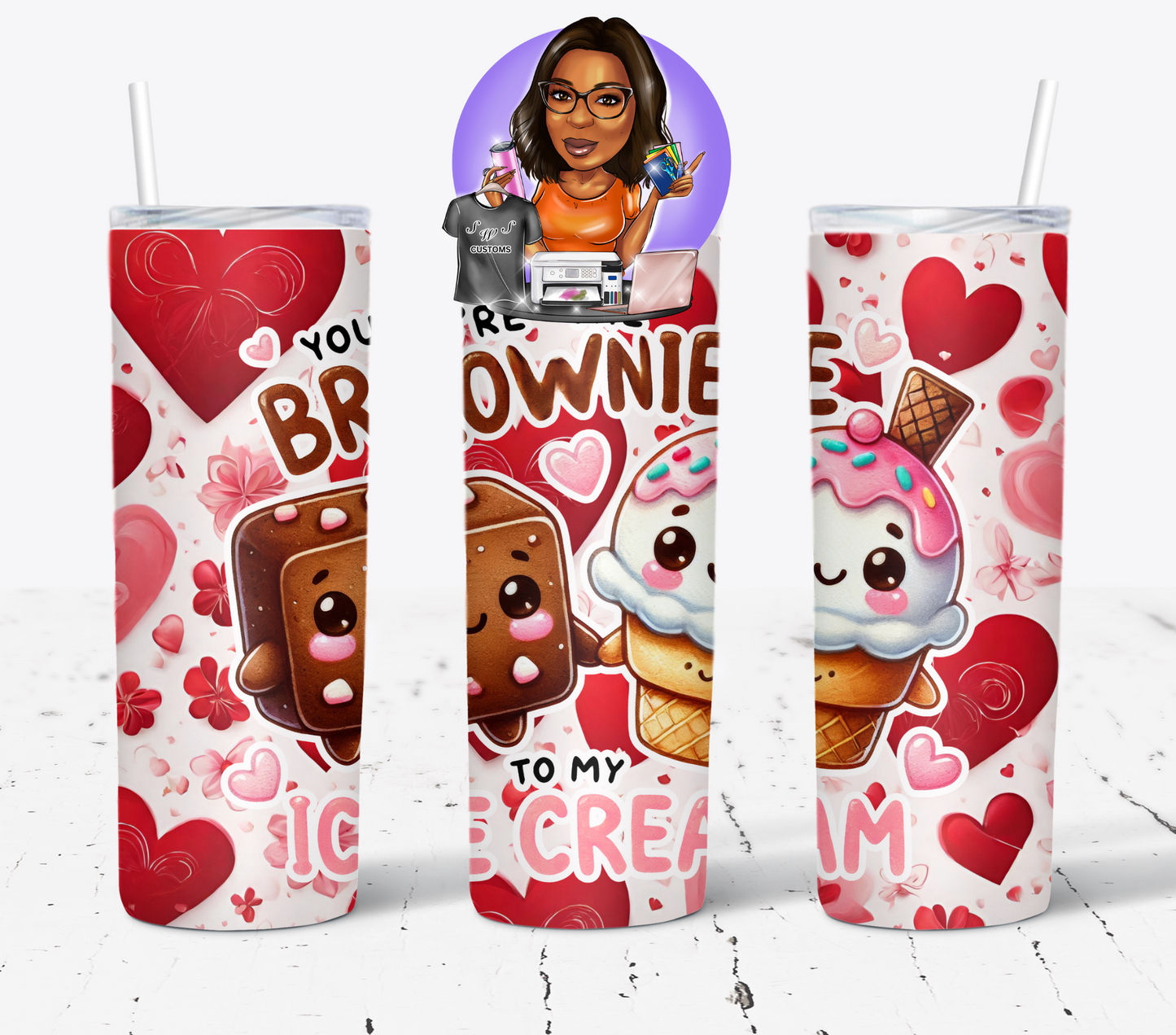 Funny Couple Food Love Pun Drinkware