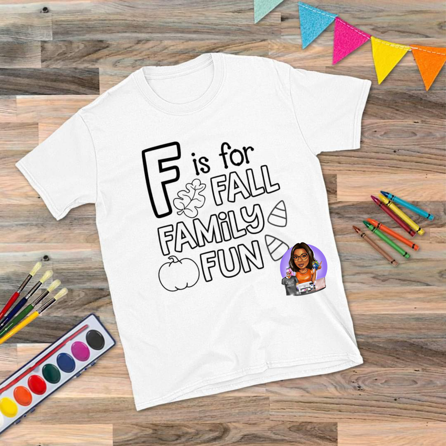 Fall Coloring shirt