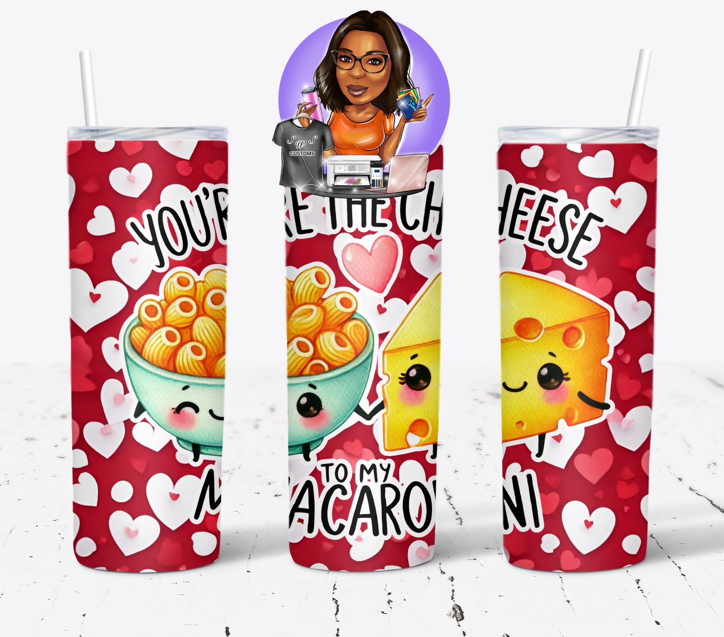 Funny Couple Food Love Pun Drinkware