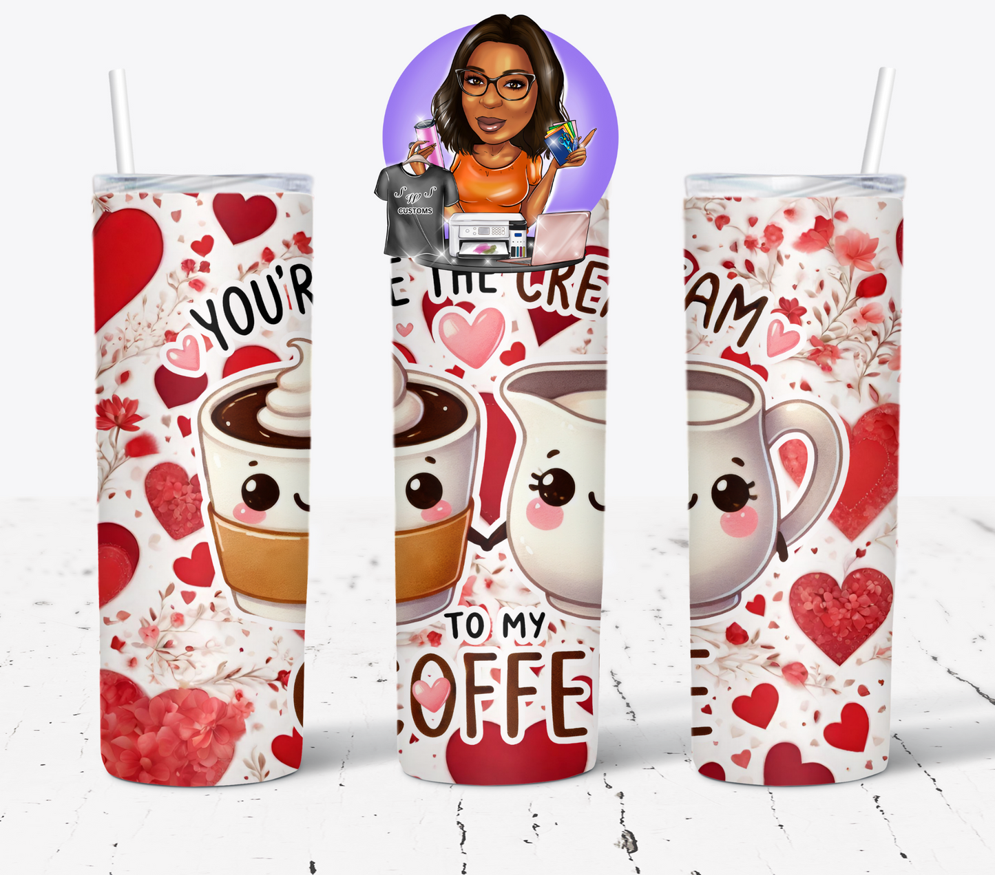 Funny Couple Food Love Pun Drinkware