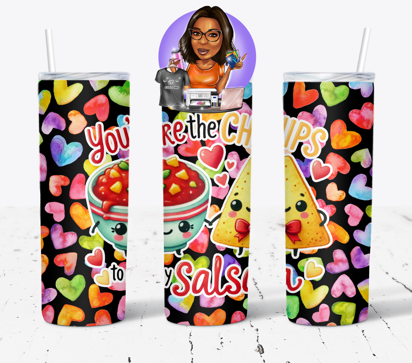 Funny Couple Food Love Pun Drinkware