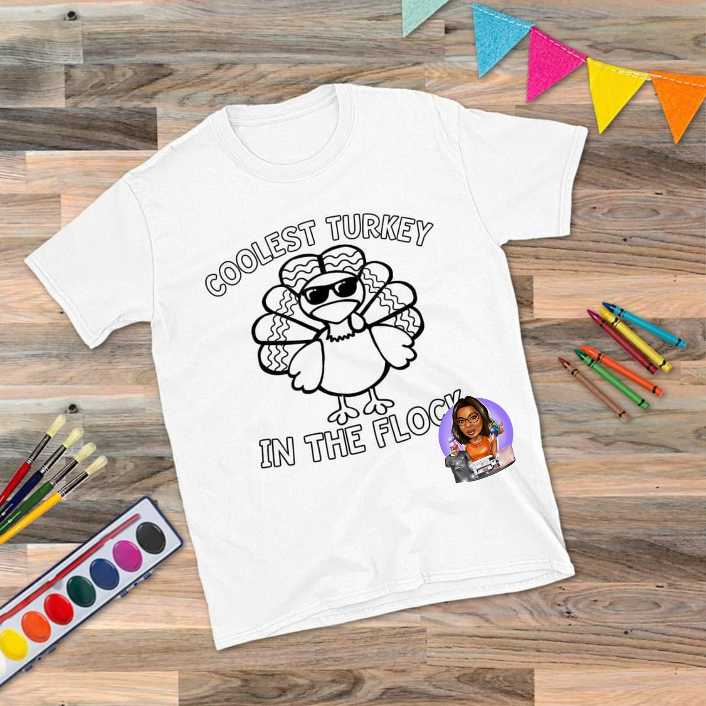 Fall Coloring shirt