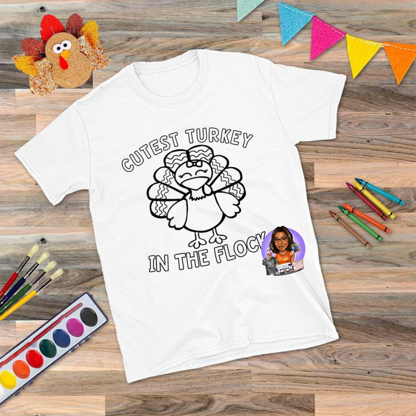 Fall Coloring shirt