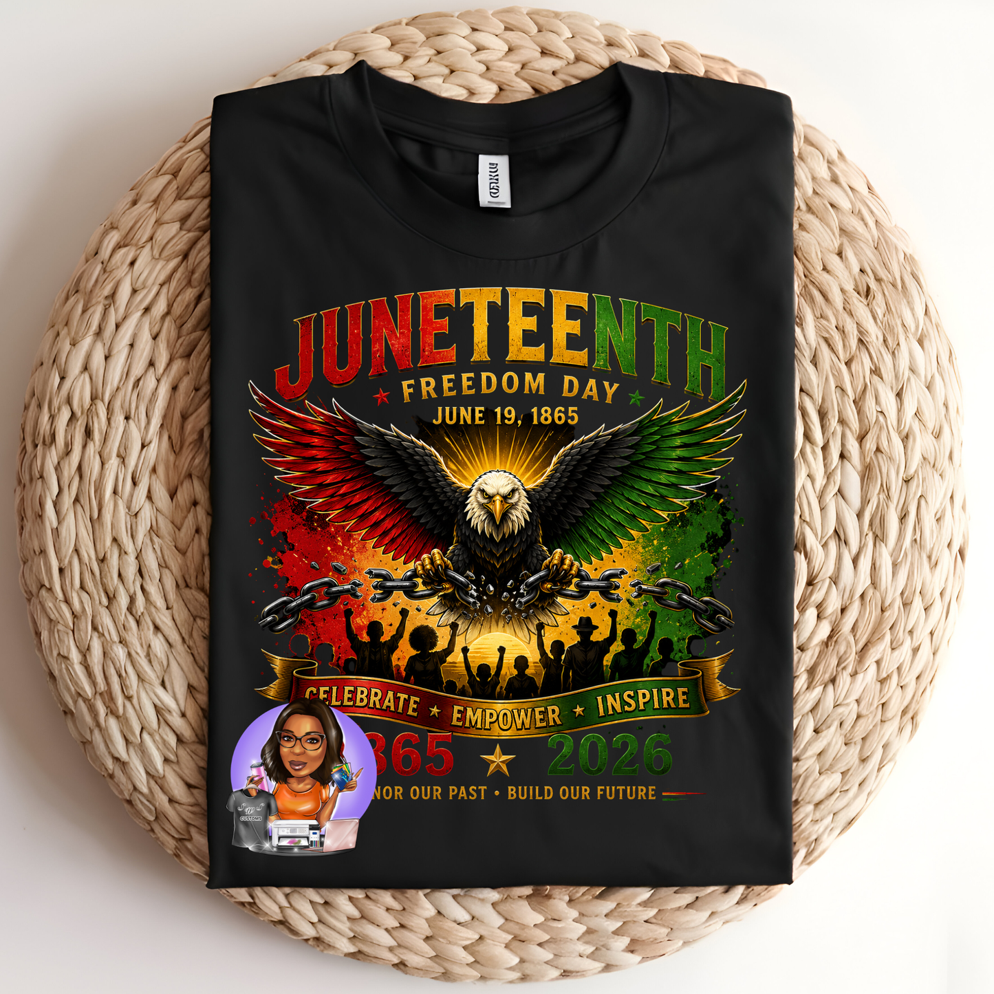 Juneteenth Freedom Day 1865–2026 Eagle