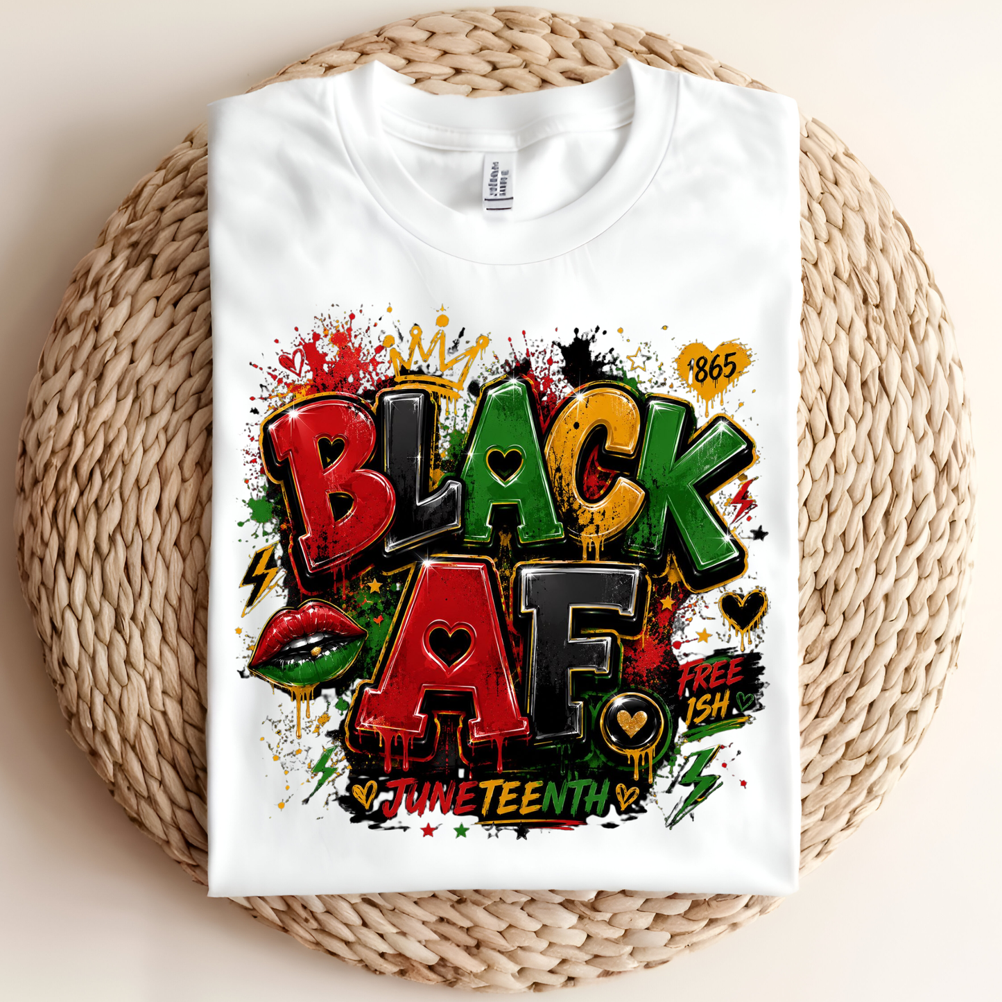 Black AF. Juneteenth Tee | Free-ish Since 1865