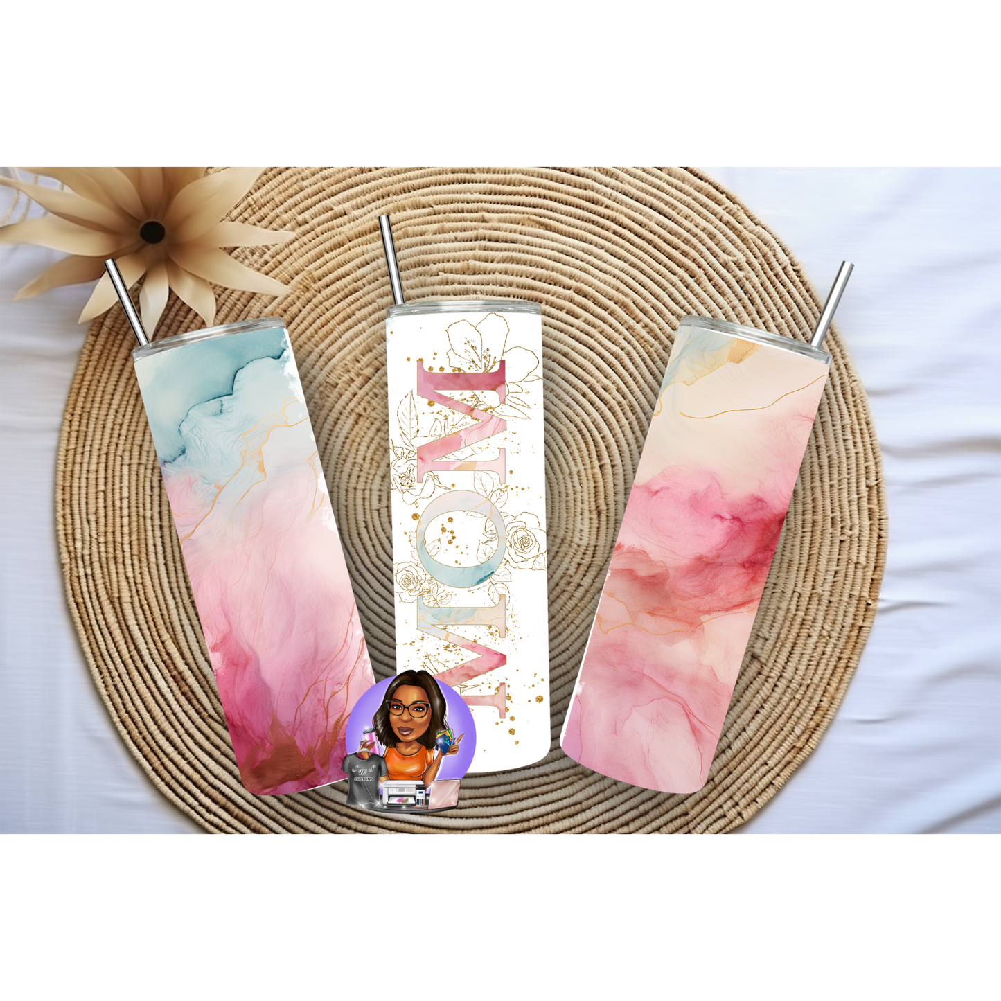 Marble Mom Tumbler