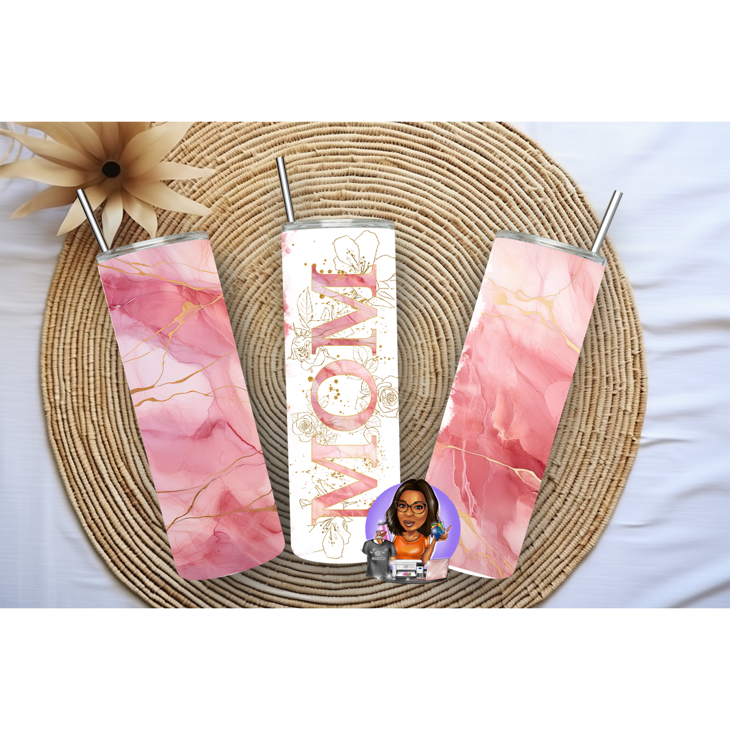 Marble Mom Tumbler
