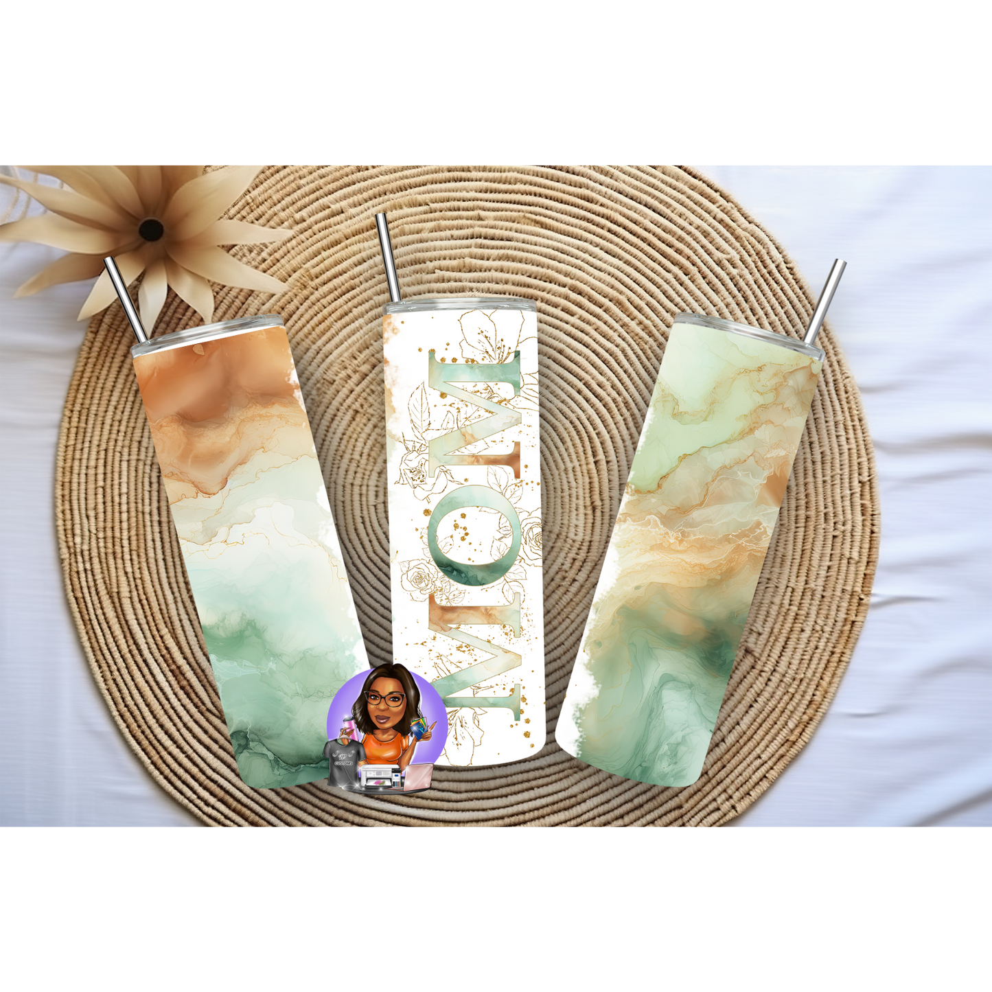 Marble Mom Tumbler