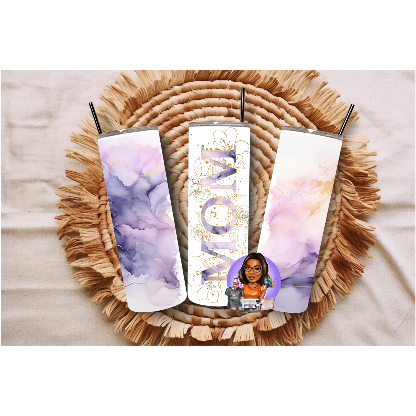 Marble Mom Tumbler
