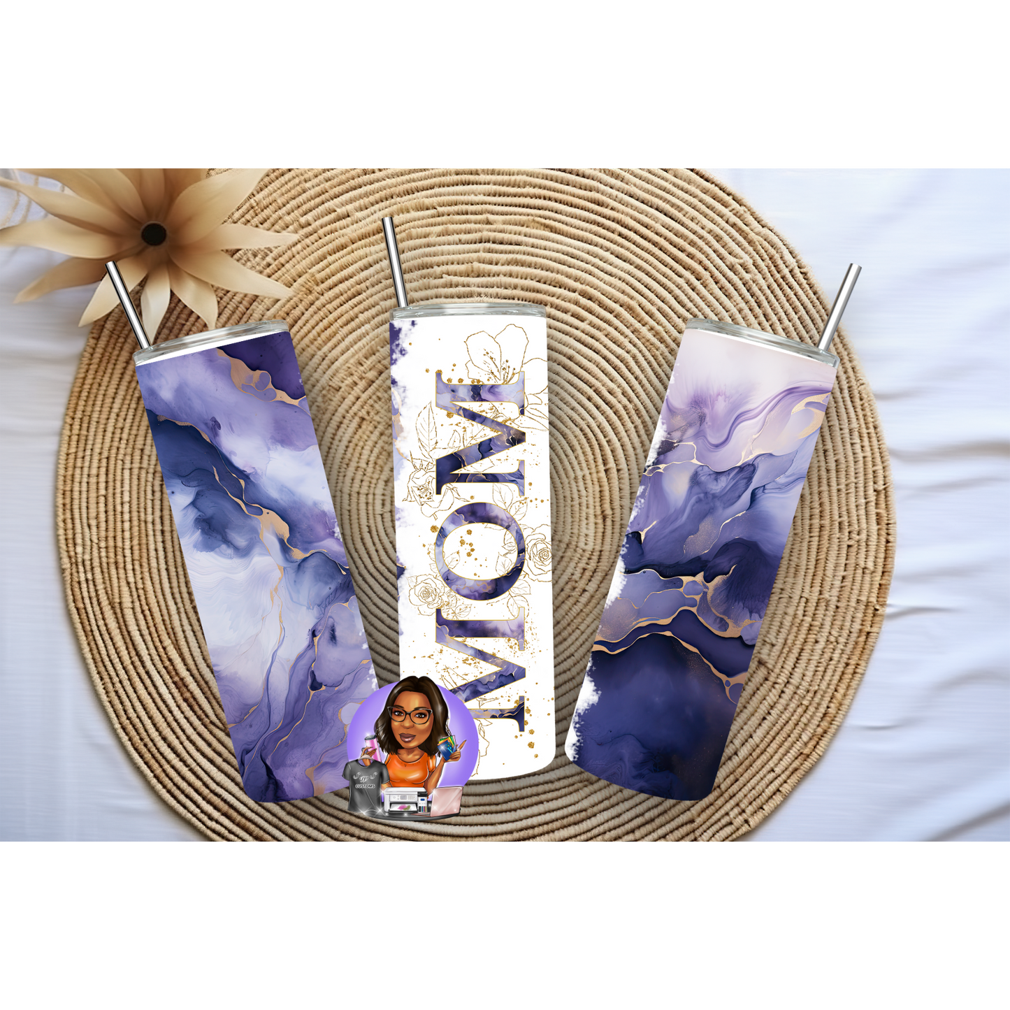 Marble Mom Tumbler