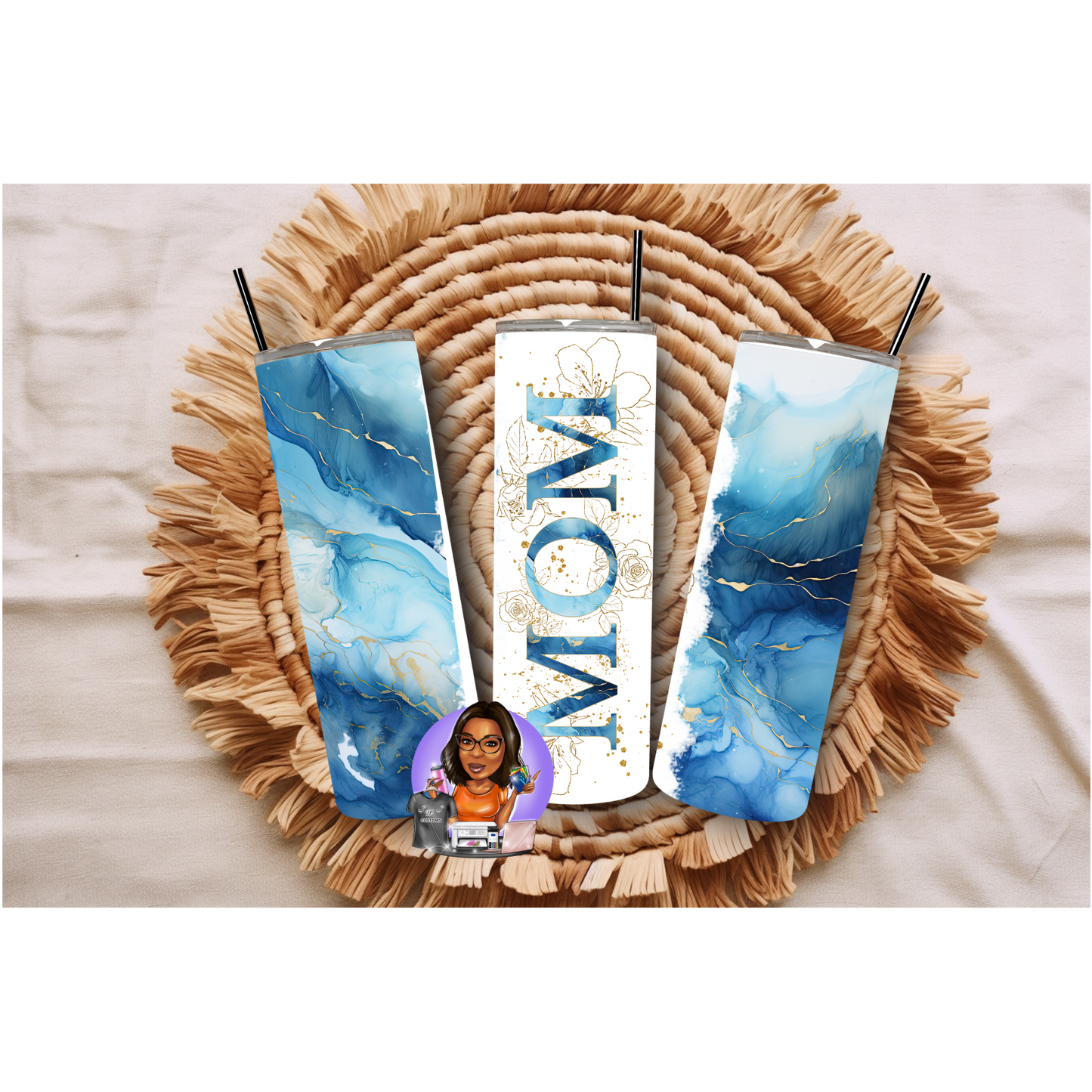 Marble Mom Tumbler