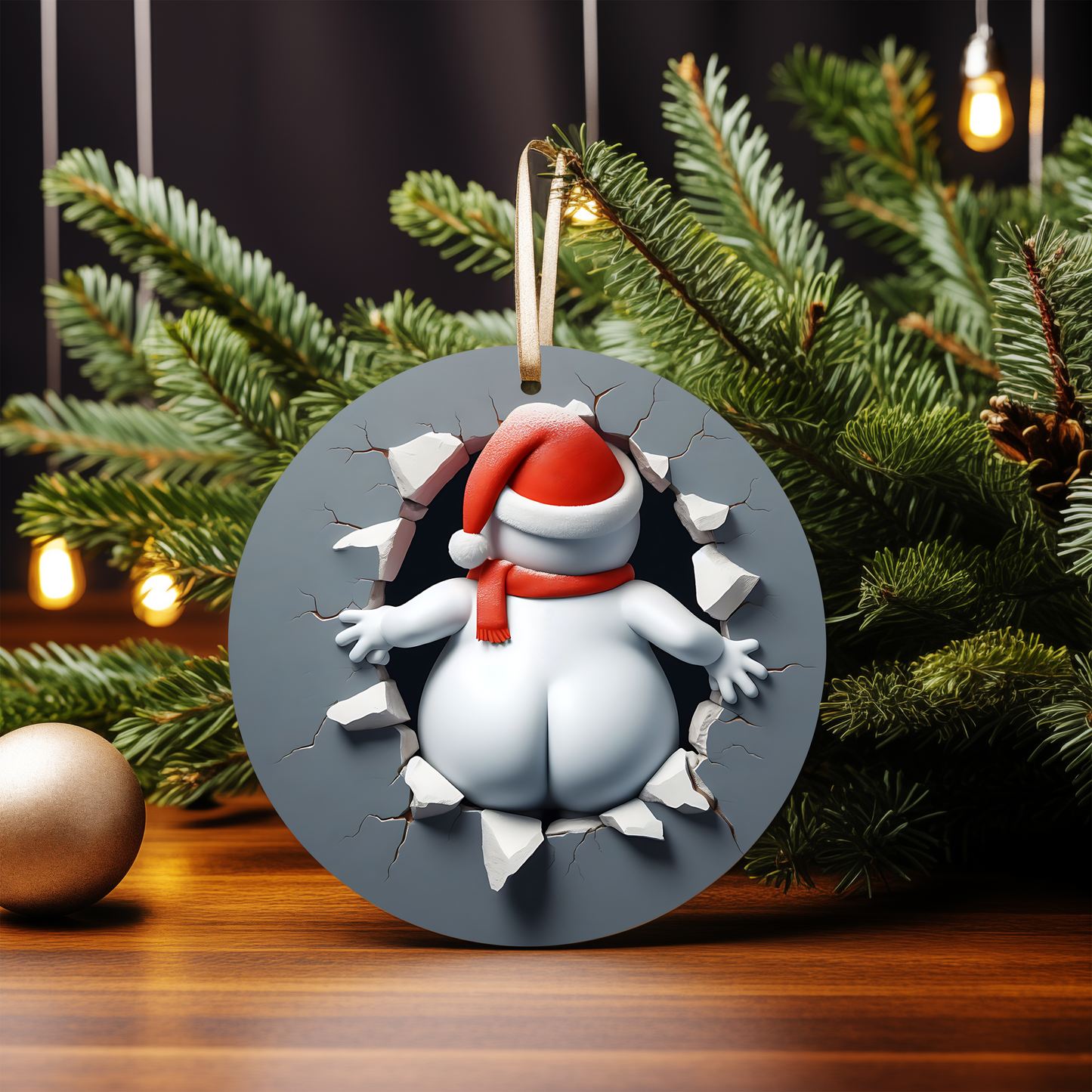 3D SNOWMAN ORNAMENTS