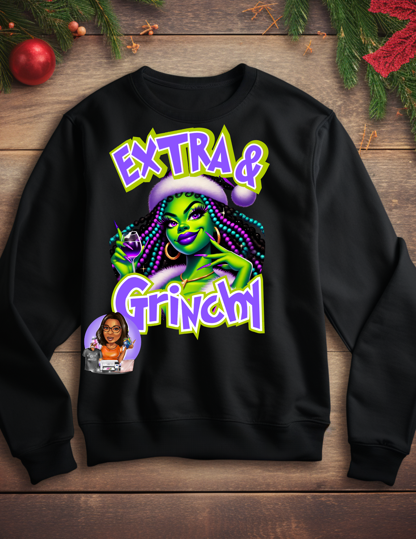 Extra & Grinchy Editable PNG (Copy)