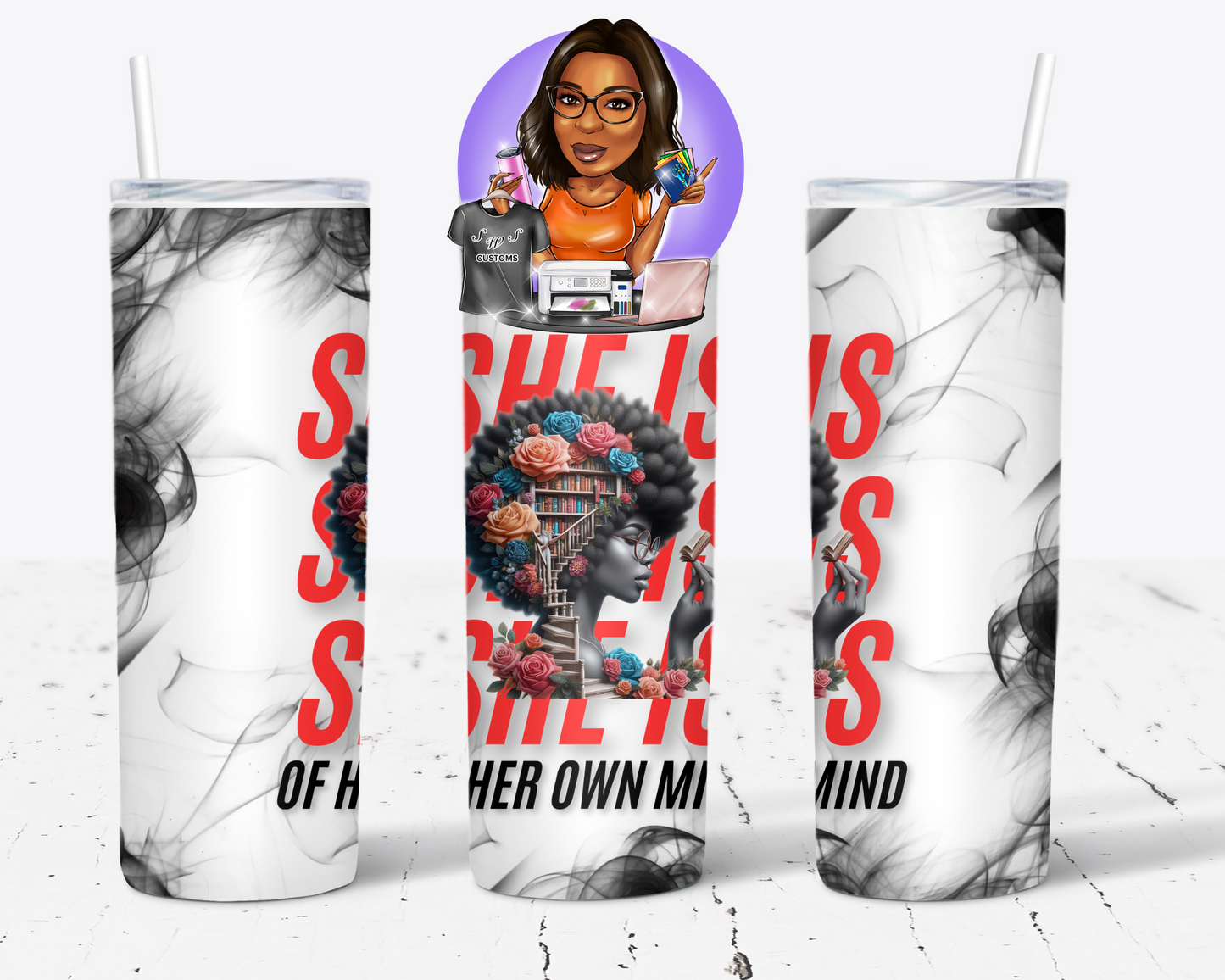She Is ... African American drinkware