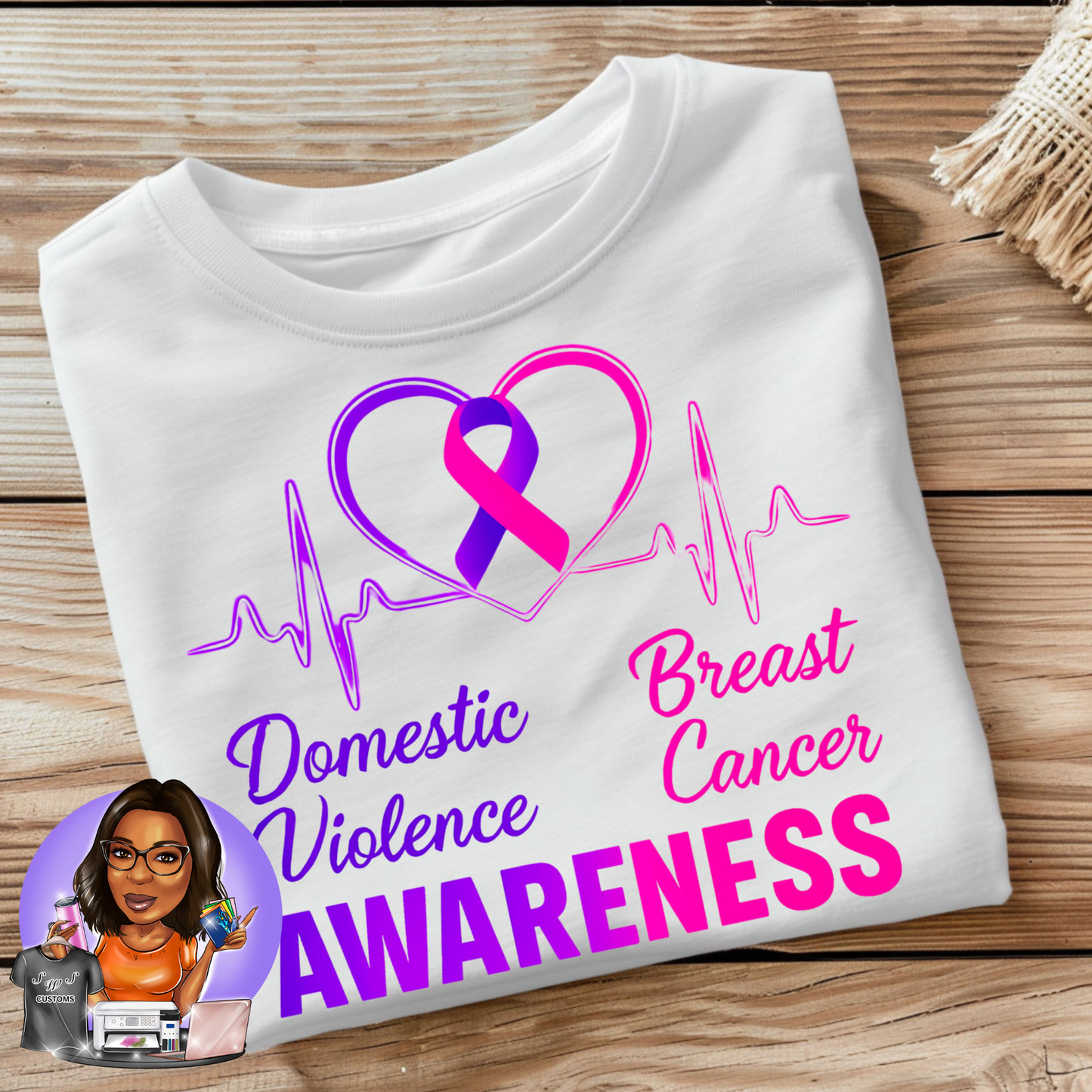 ππ Domestic Violence & Breast Cancer Awareness Shirt / Sweatshirt