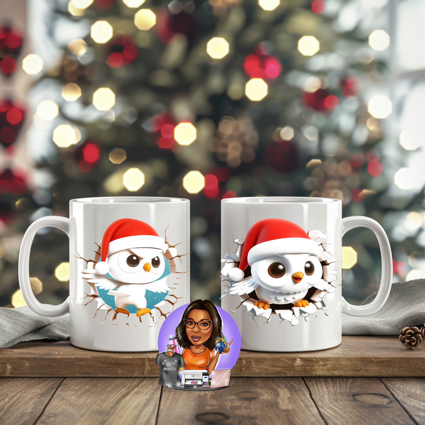 3D Holiday Mug