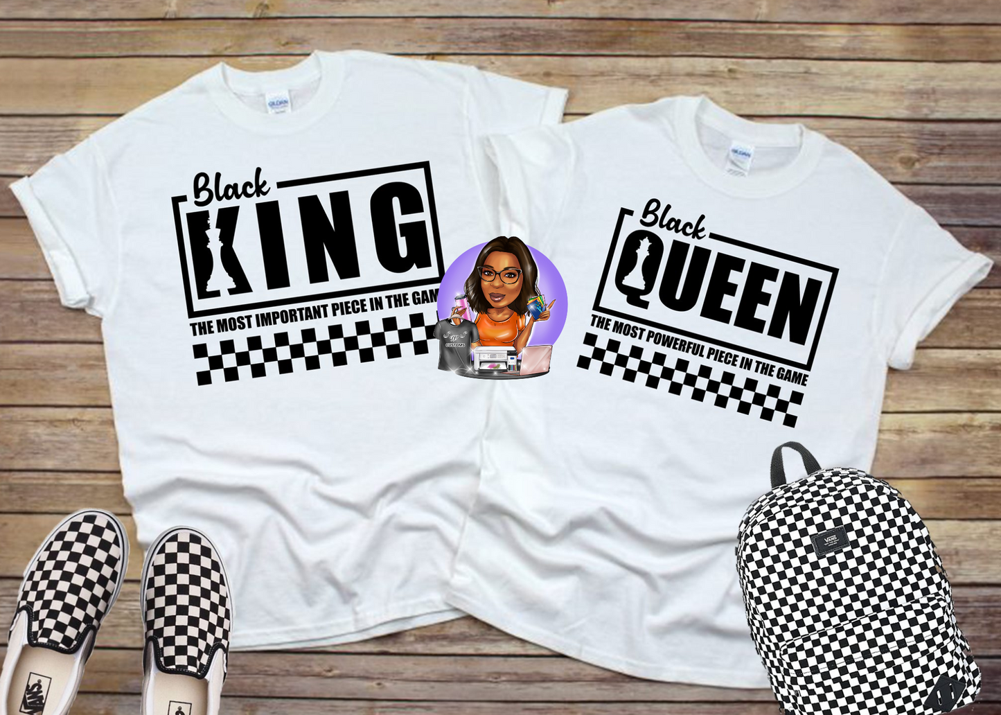 Black Royalty Family Matching Tees