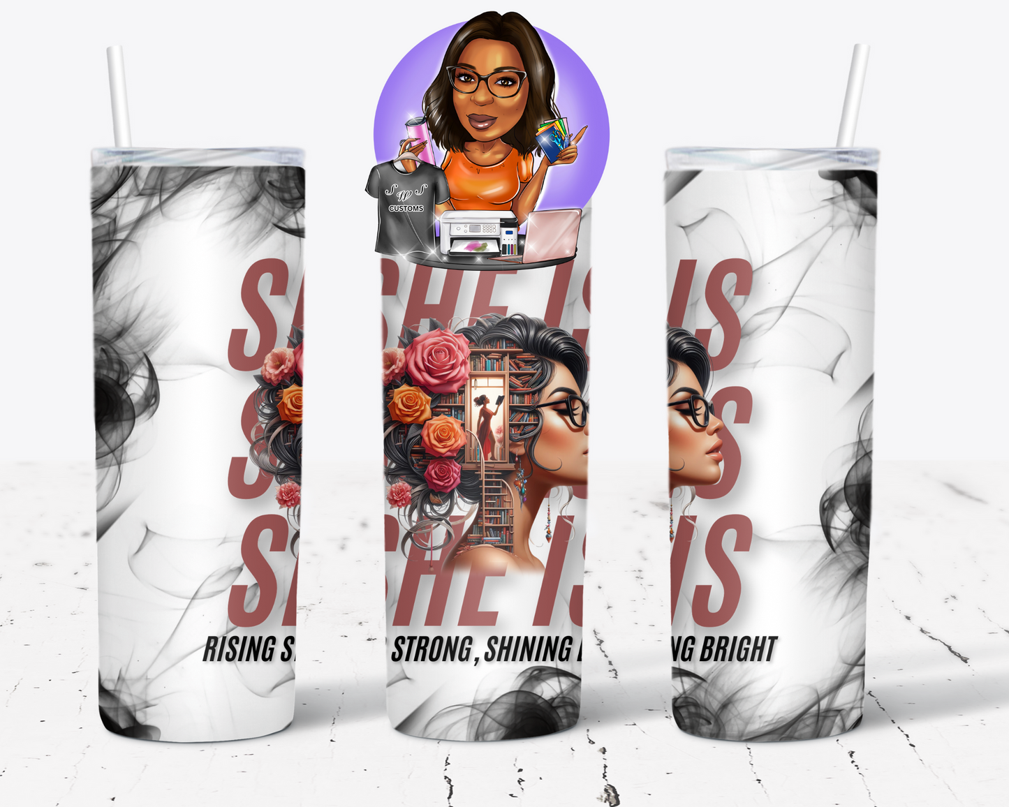 She Is ... Brunette drinkware