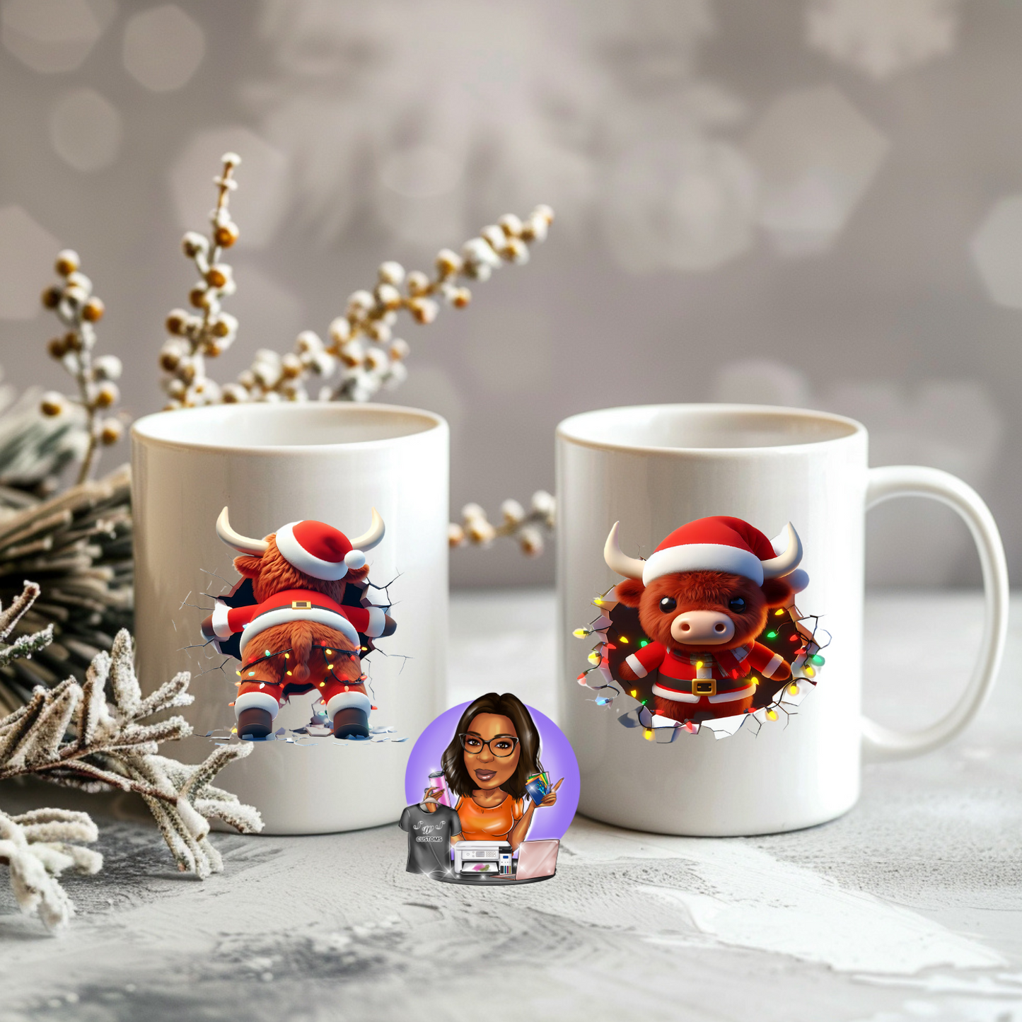 3D Holiday Mug