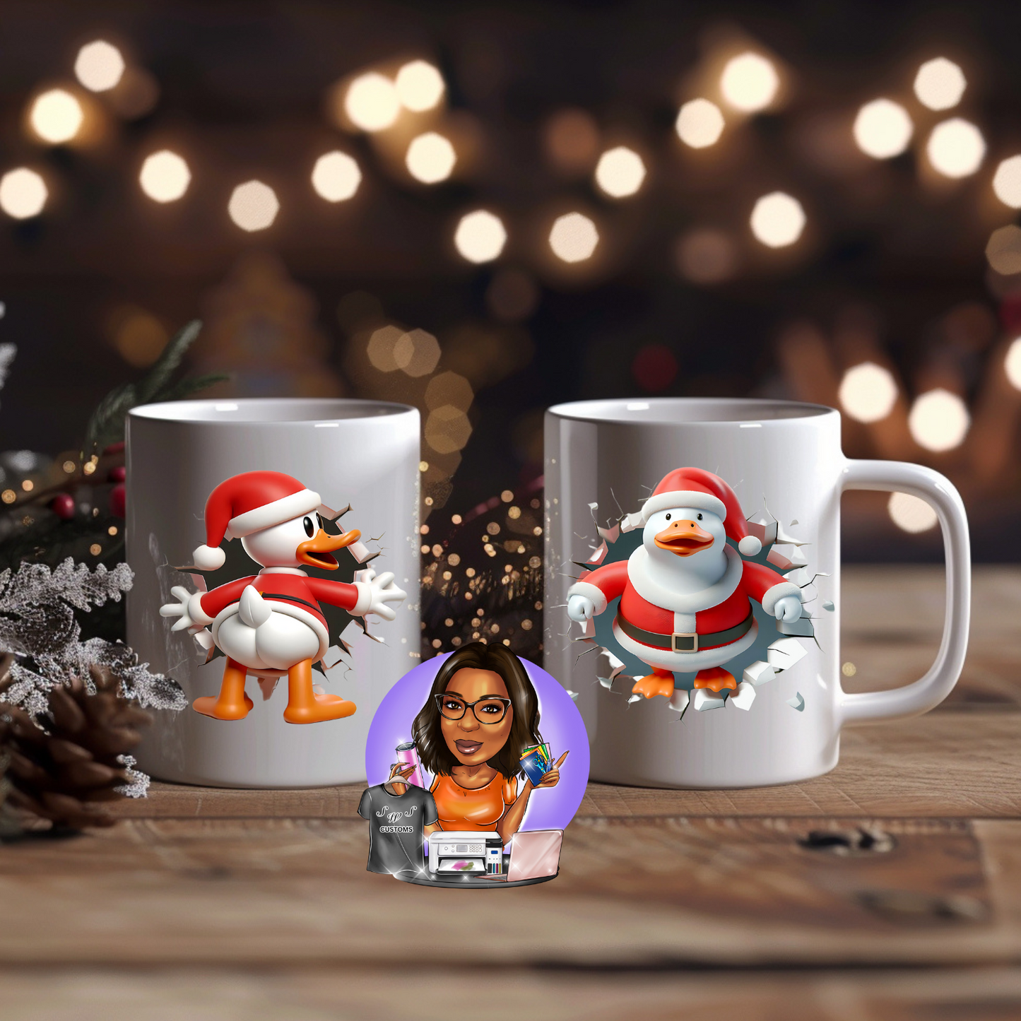 3D Holiday Mug