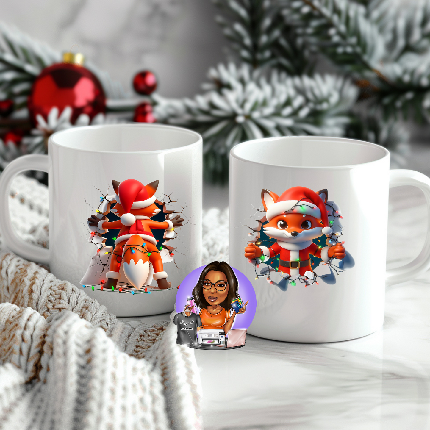 3D Holiday Mug