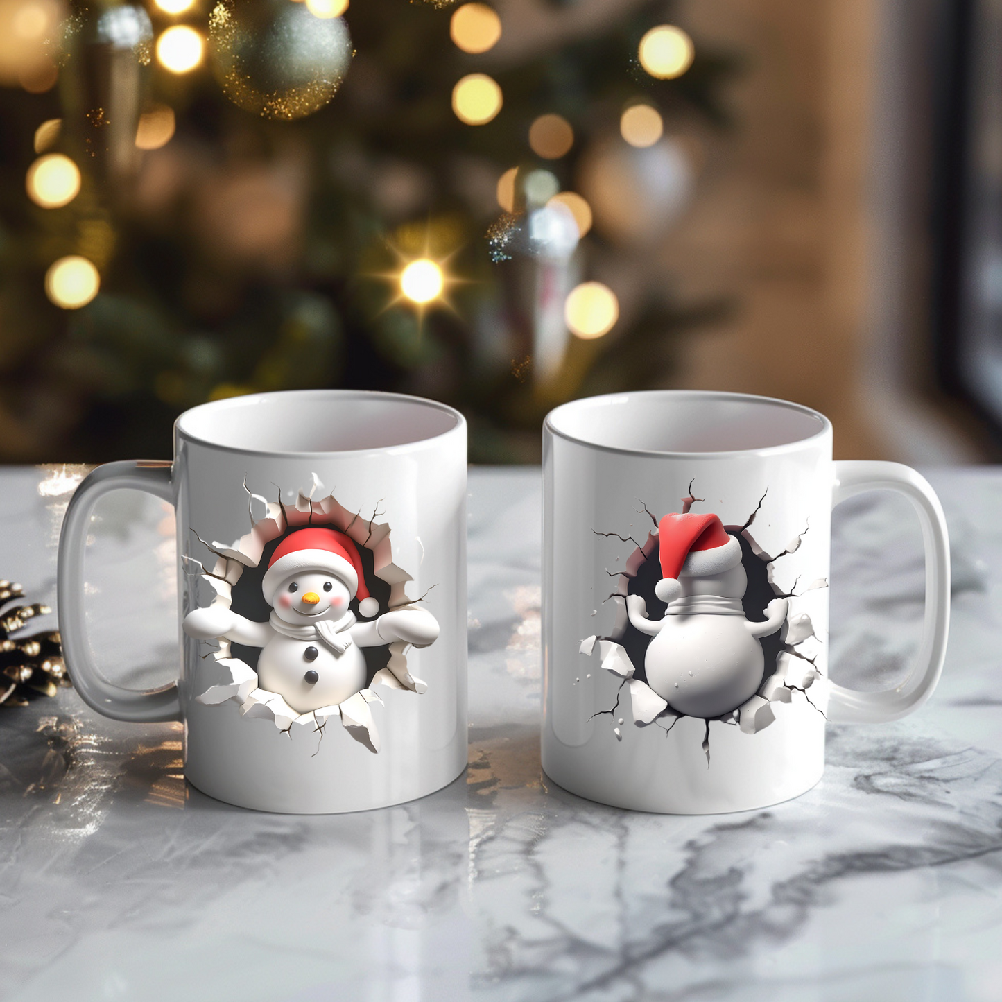 3D Holiday Mug