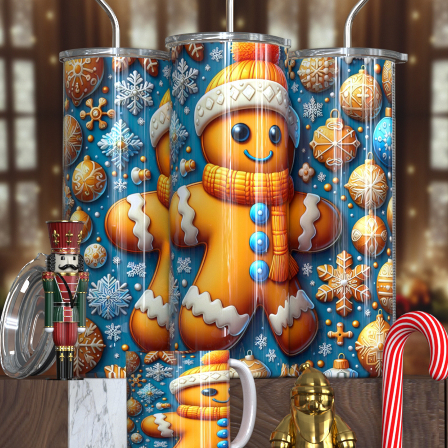 Gingerbread Drinkware