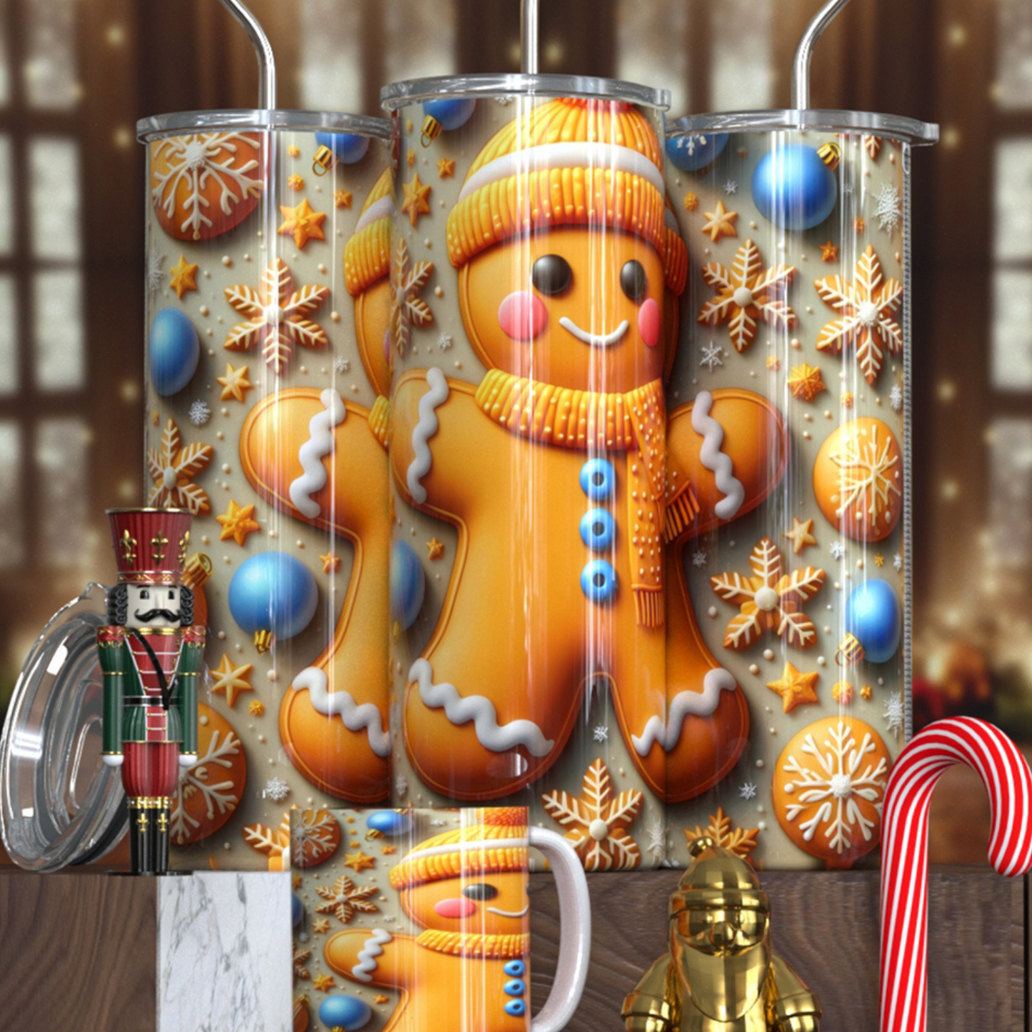 Gingerbread Drinkware