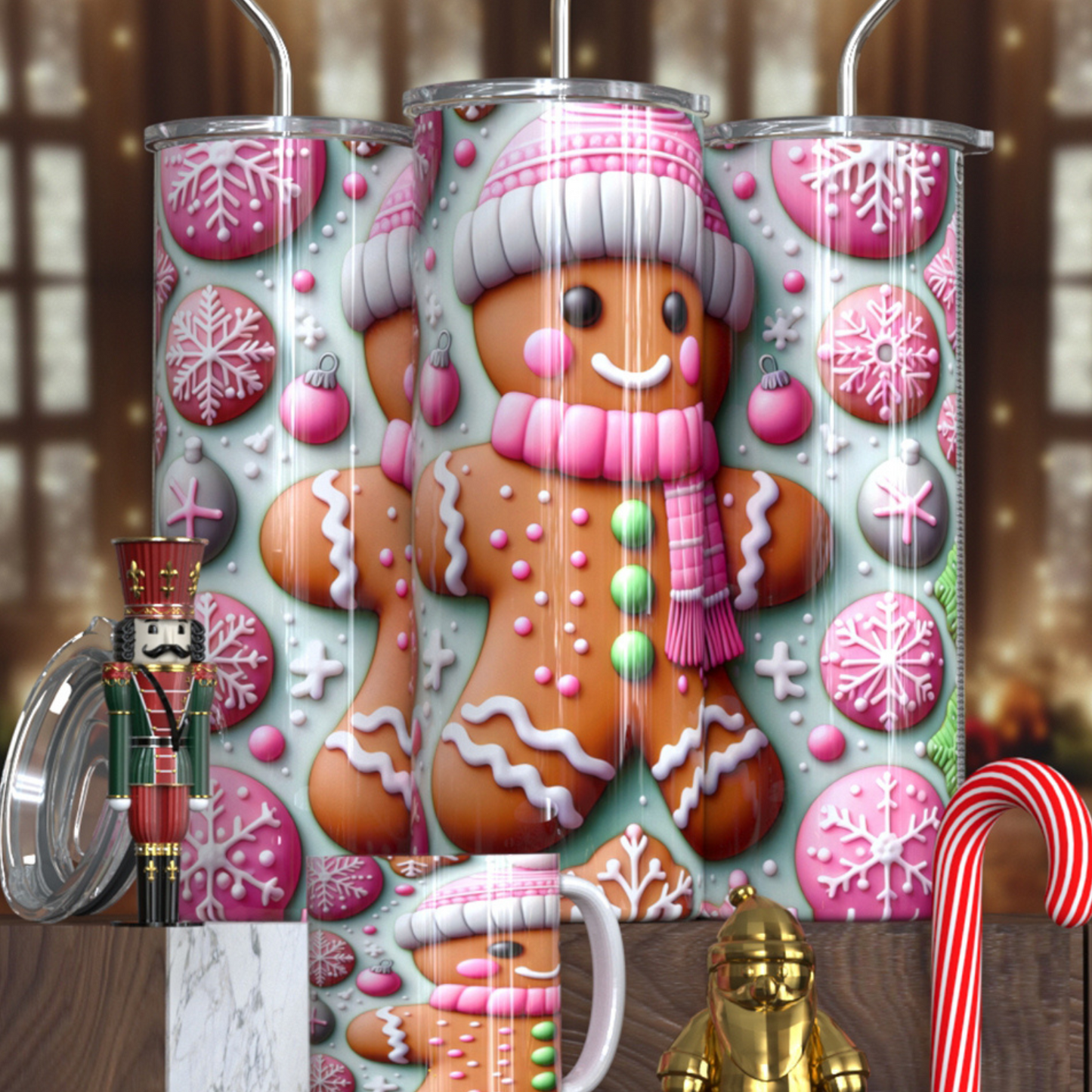 Gingerbread Drinkware