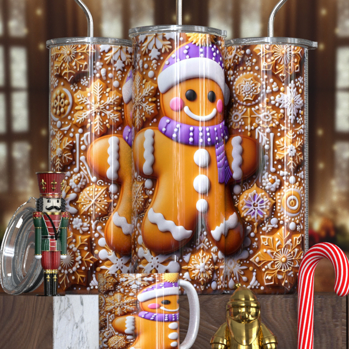 Gingerbread Drinkware