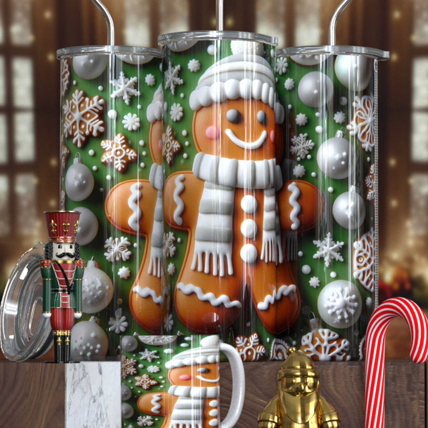 Gingerbread Drinkware