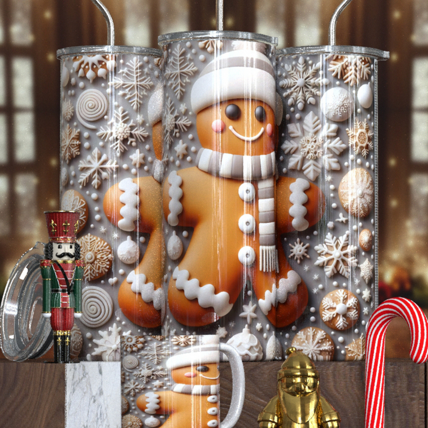 Gingerbread Drinkware