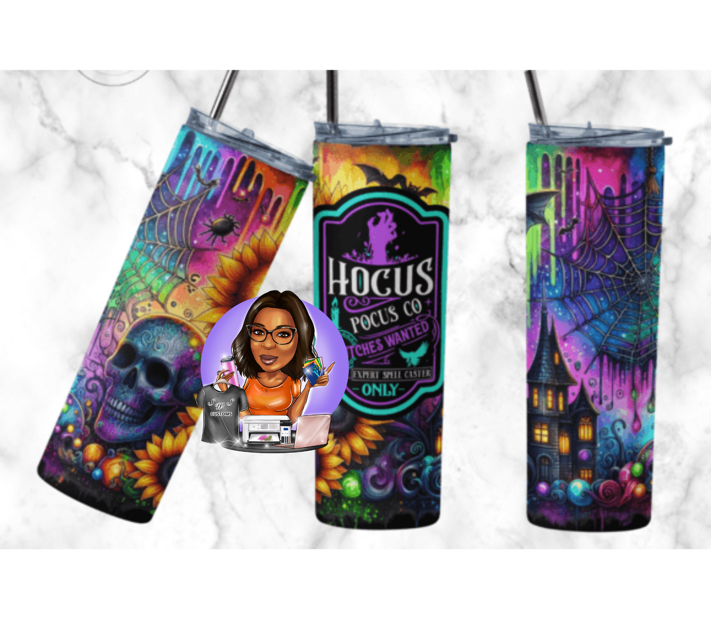 Hocus Pocus 20 Tumbler Wrap
