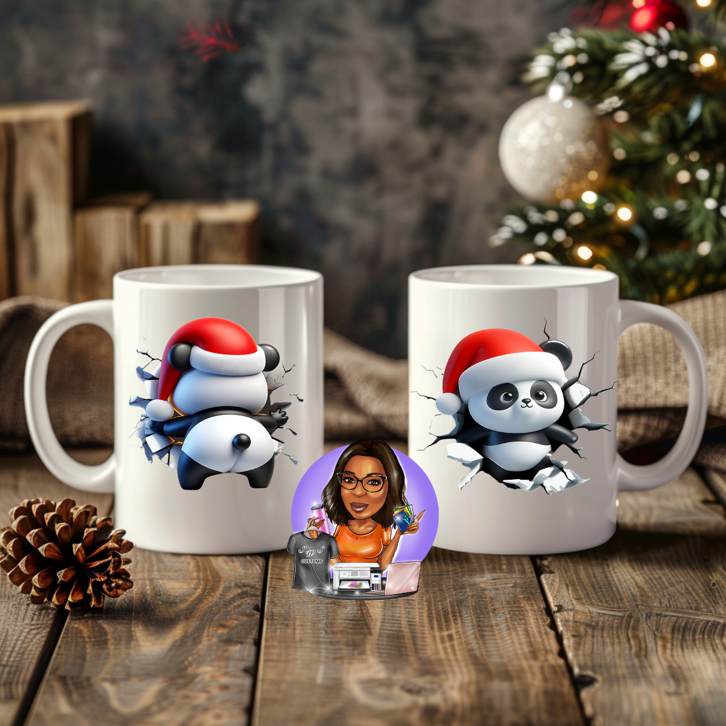 3D Holiday Mug