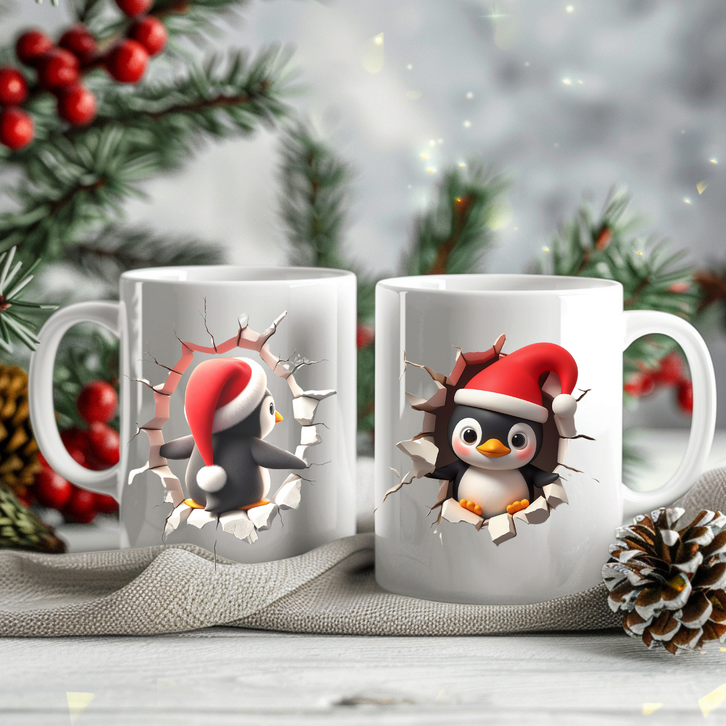 3D Holiday Mug
