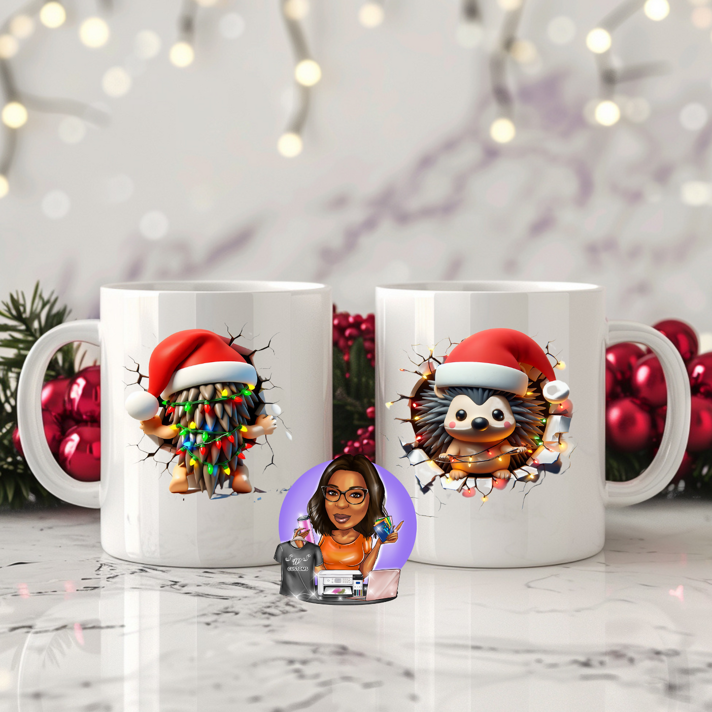 3D Holiday Mug