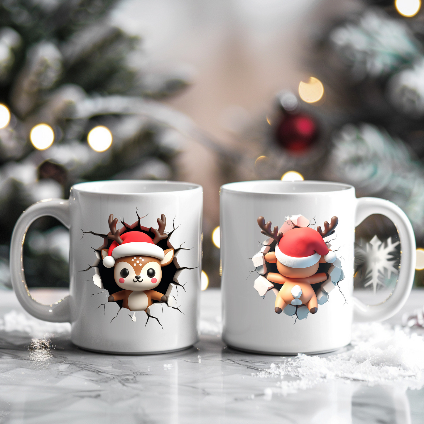 3D Holiday Mug