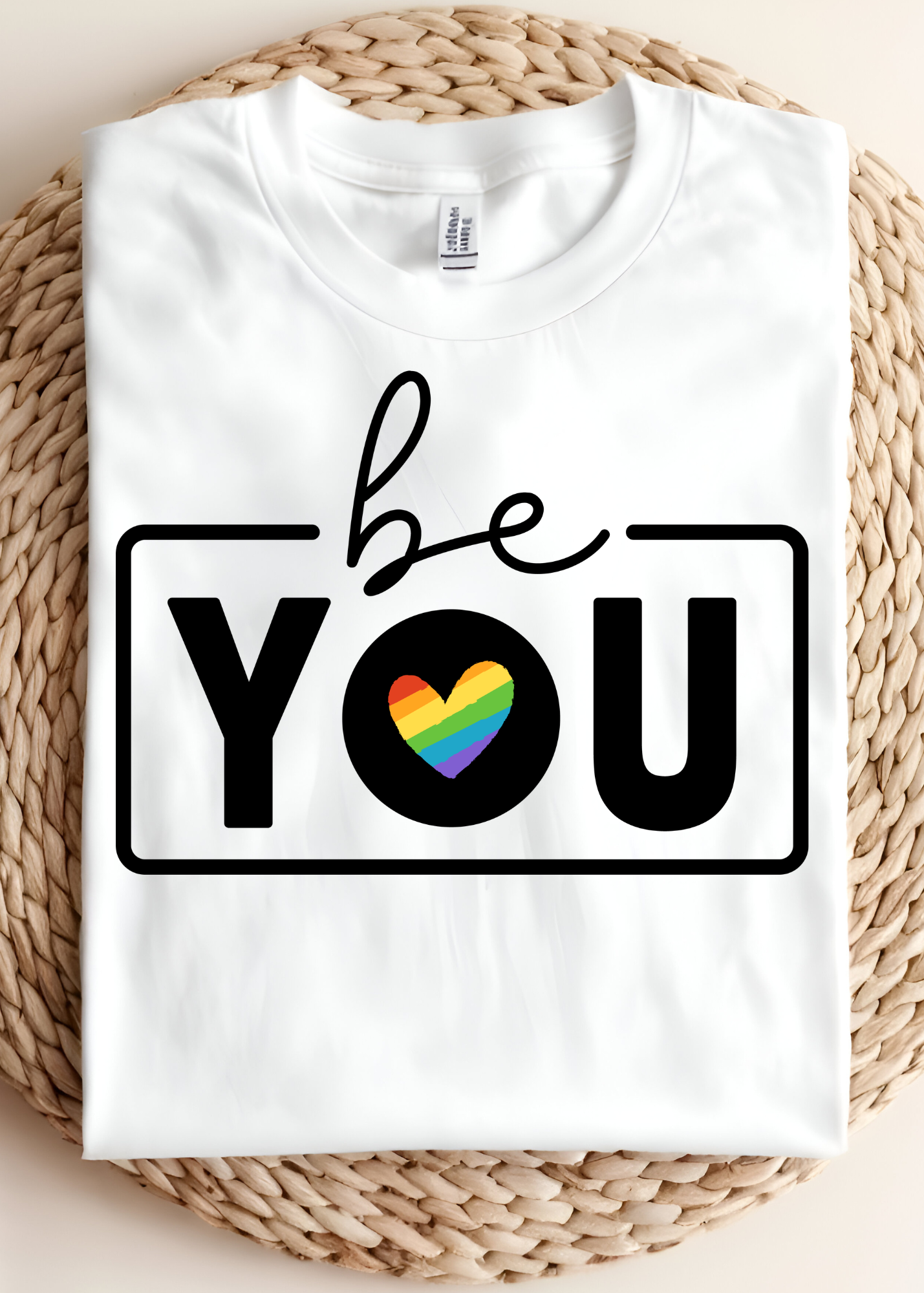 Be YOU rainbow heart
