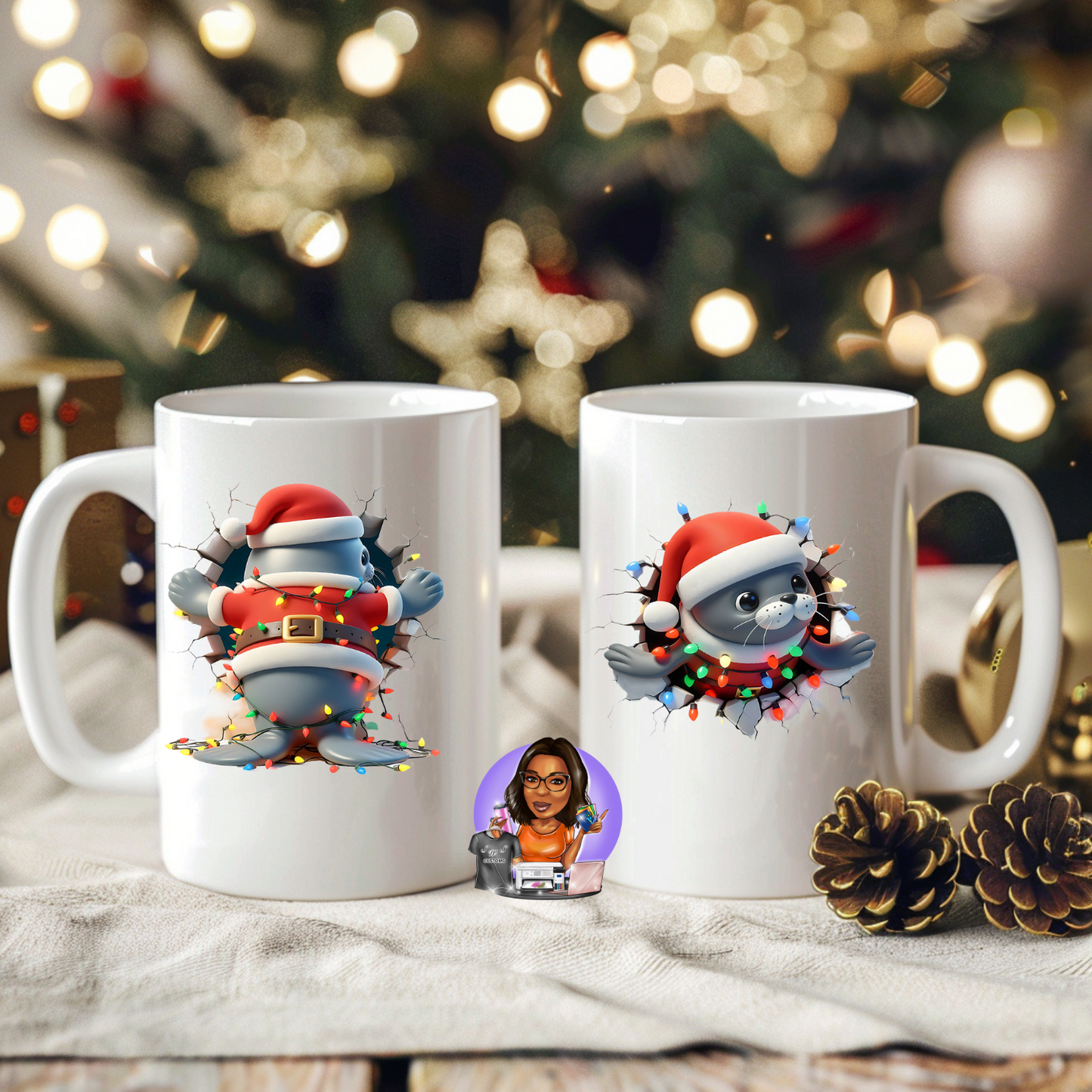 3D Holiday Mug