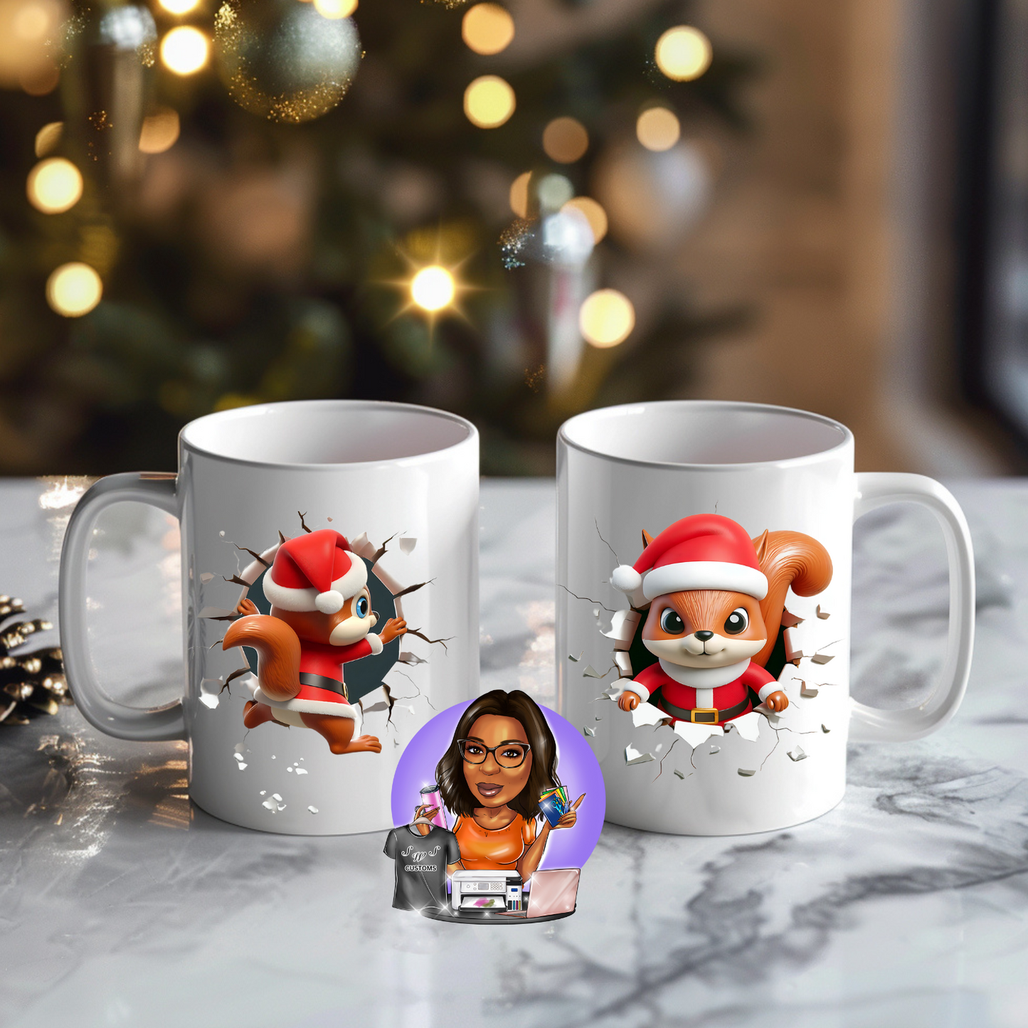 3D Holiday Mug