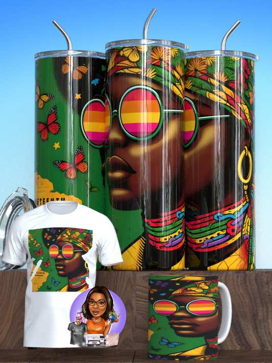 Juneteenth Rainbow Glasses Bundle