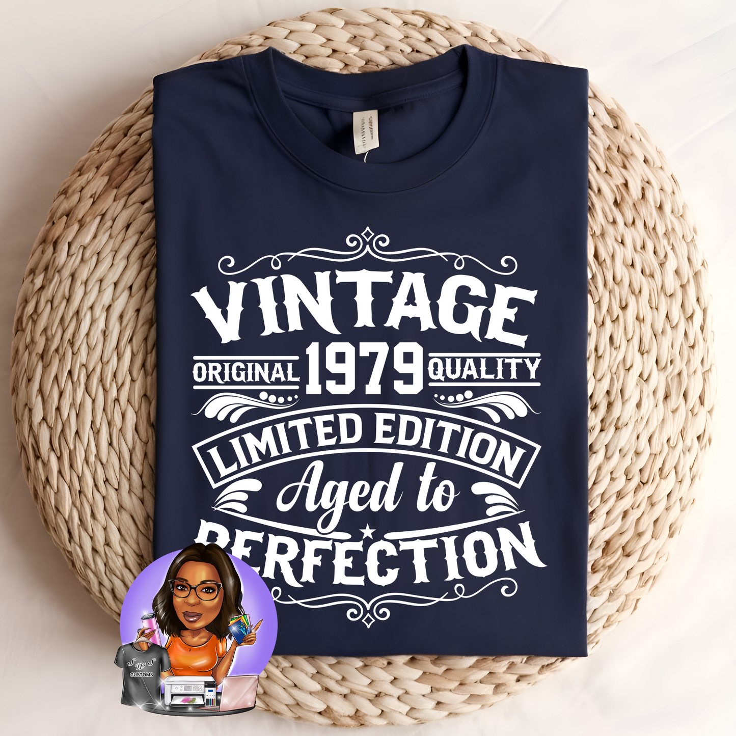 Vintage Limited Edition Aged to perfection Apparel 1976-1980