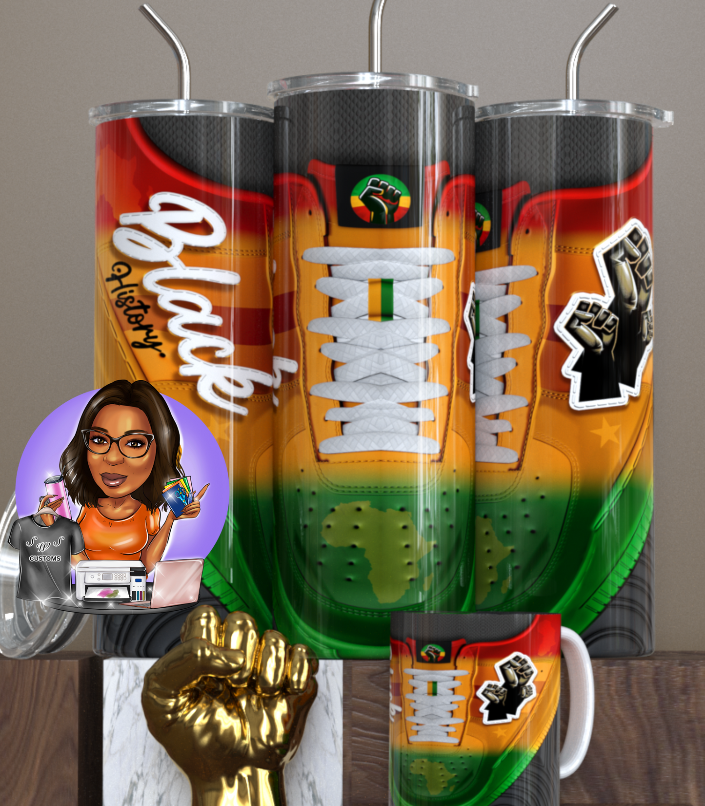 Black History Month drinkware