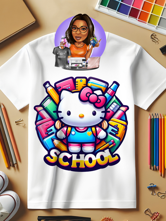 Hello Kity Back to School Tees