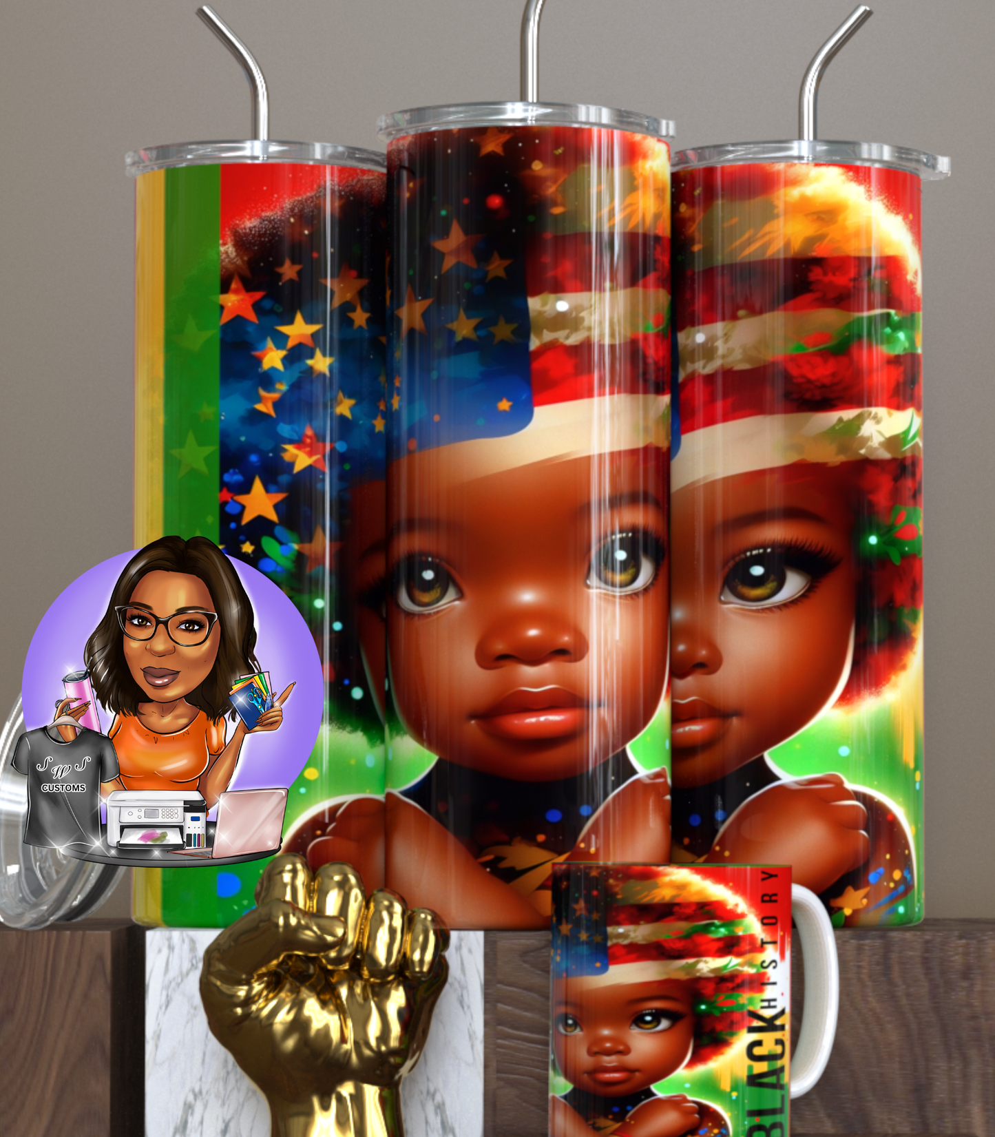 Black History Month drinkware