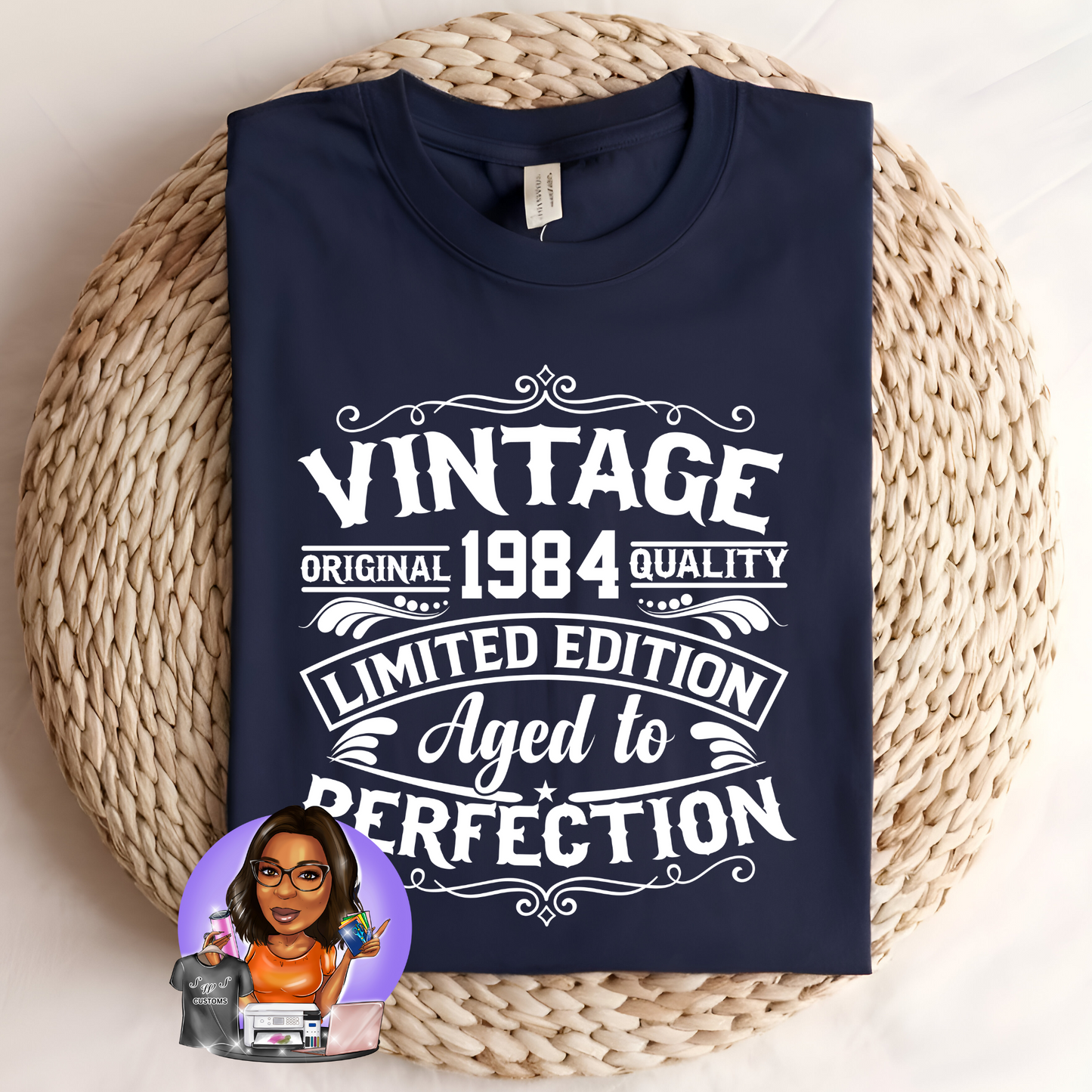 Vintage Limited Edition Aged to perfection Apparel 1981-1985