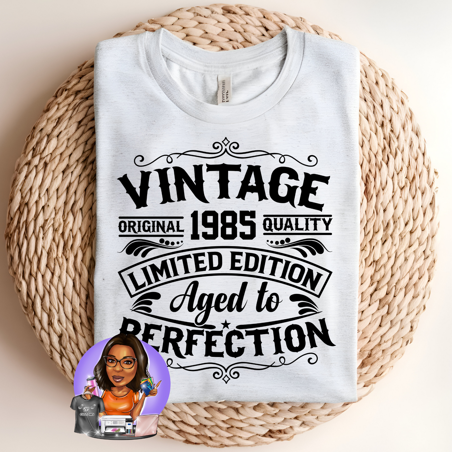 Vintage Limited Edition Aged to perfection Apparel 1981-1985