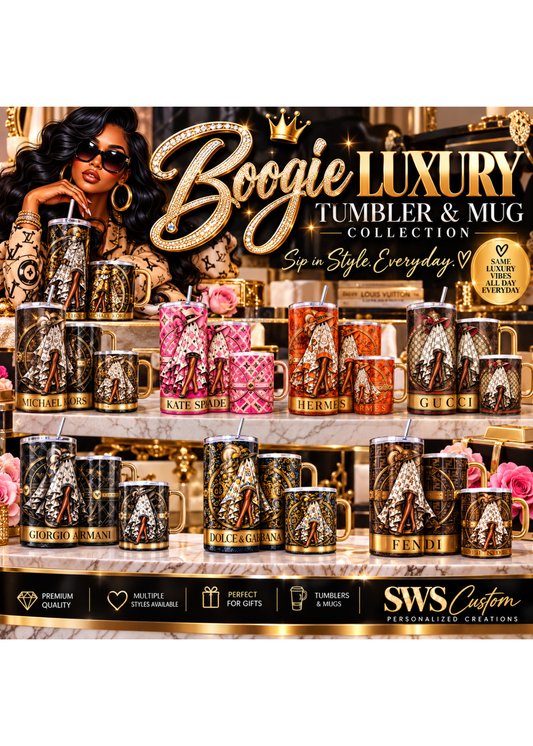 BOOgie Luxury Tumbler & Mug collection