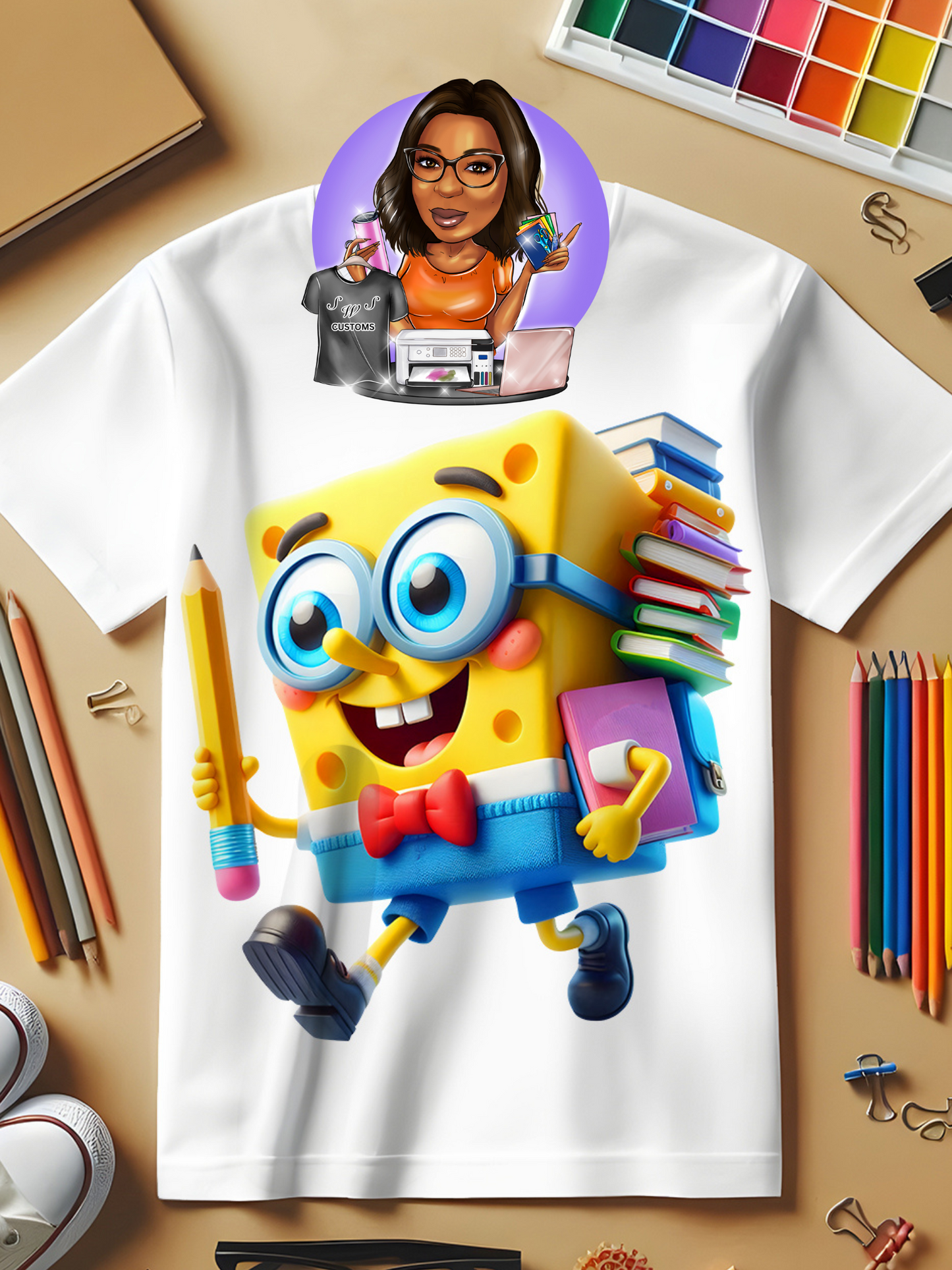 Sponge Bob Back to School Tees